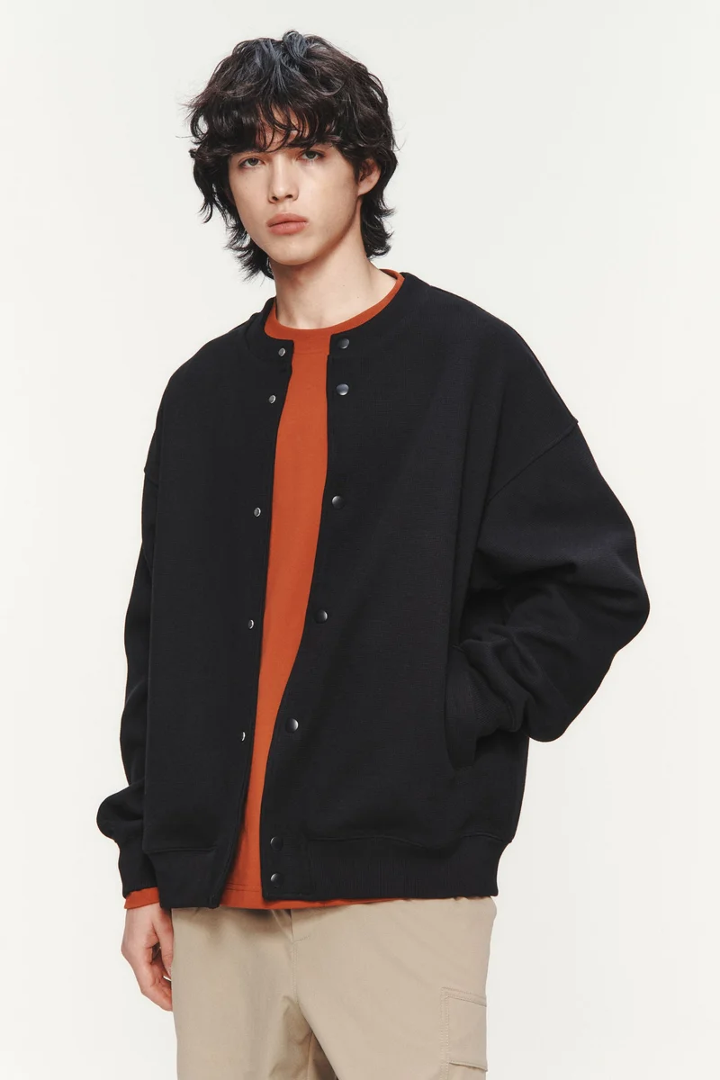 اتش اند ام كارديغان بنمط الوافل بقصة واسعة